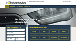 Desktop Screenshot of hobartautos.com.au